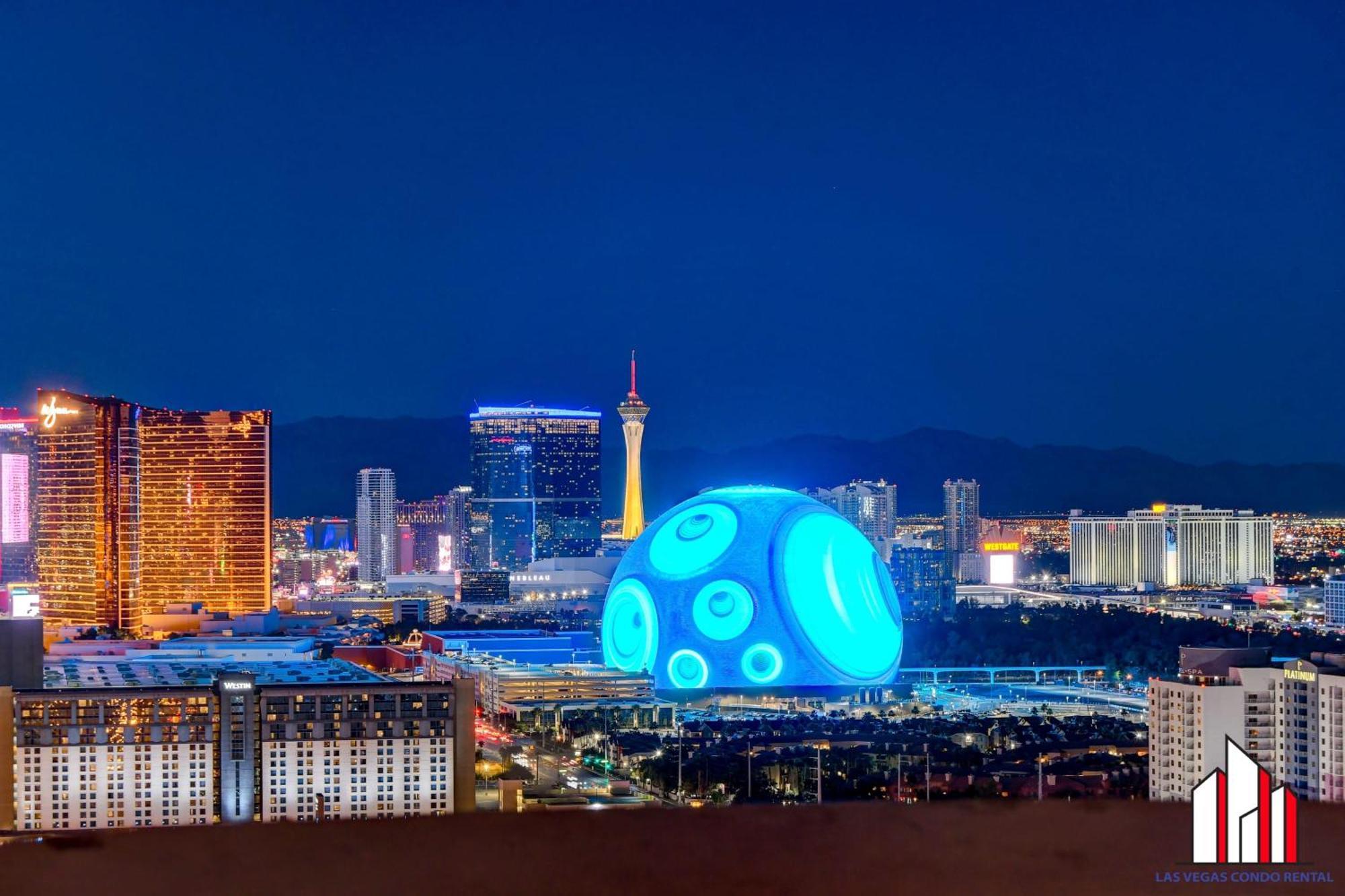 Mgm Signature-27-805 F1 Track & Strip View Balcony Las Vegas Buitenkant foto